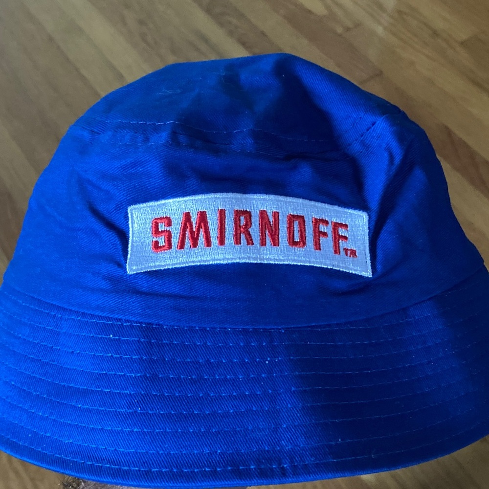 Smirnoff Blue Bucket Hat never used